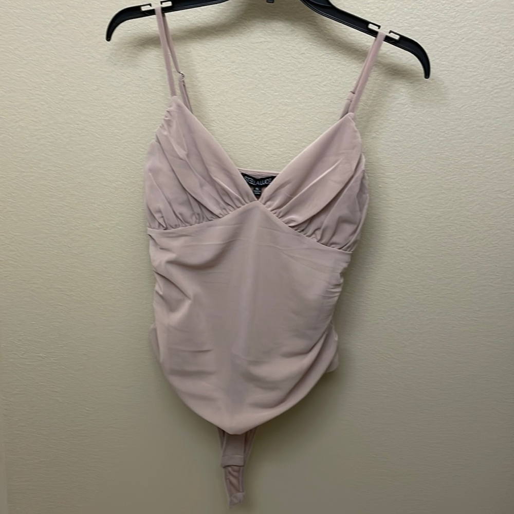 Rose pink 2 snap crotch tank